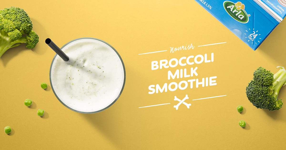 BROCCOLI MILK SMOOTHIE | Arla