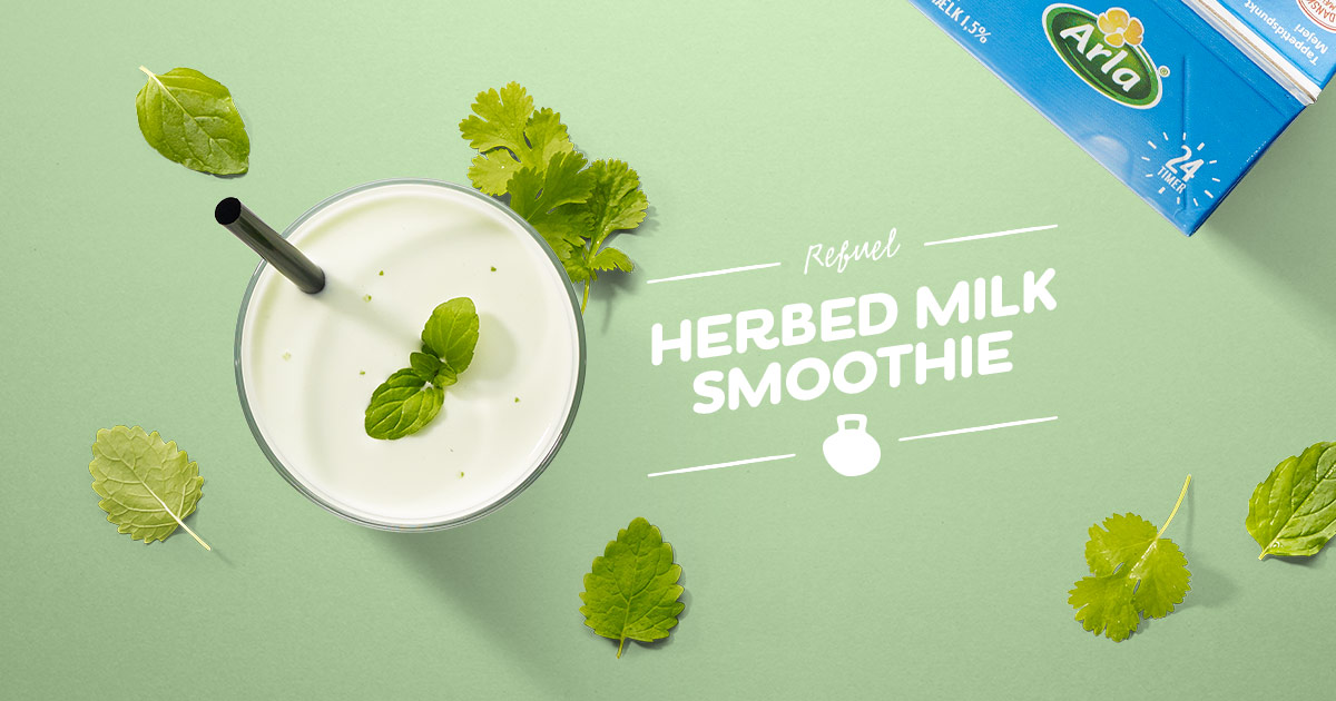 HERBED MILK SMOOTHIE | Arla