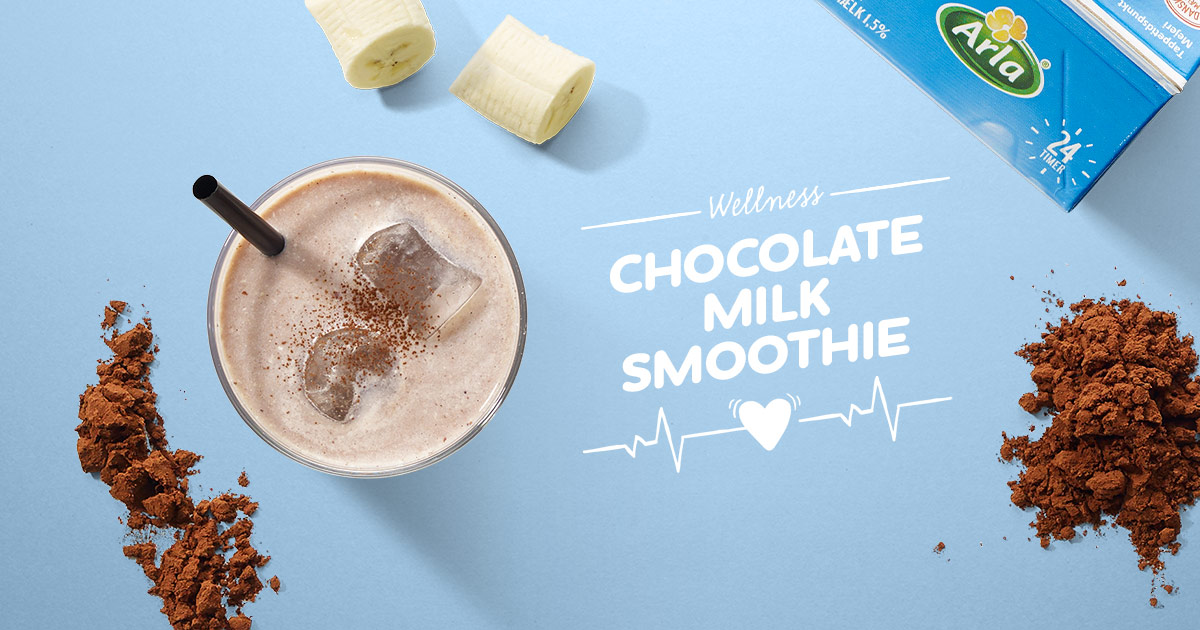 CHOCOLATE MILK SMOOTHIE | Arla