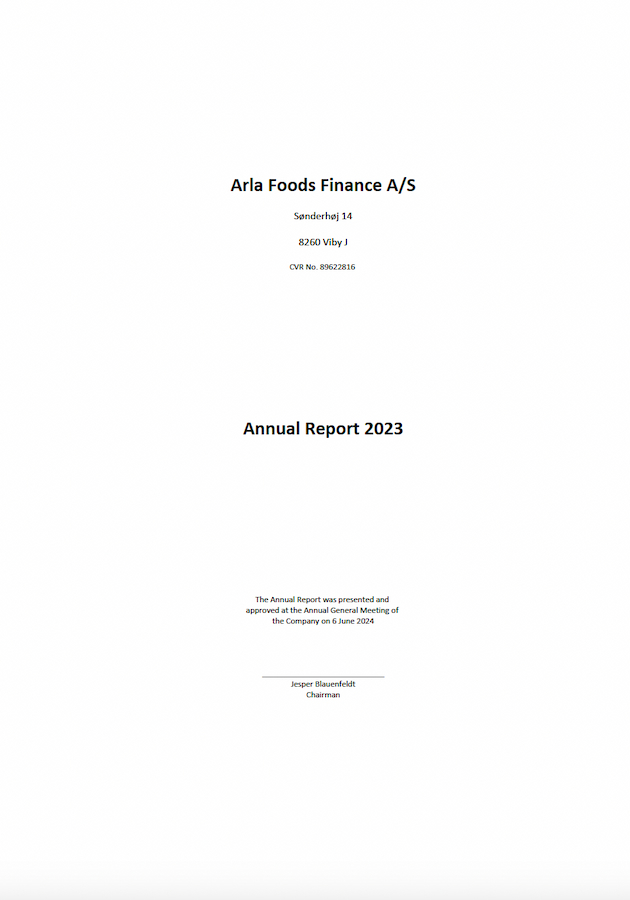 Arla Foods Finance A/S 2023